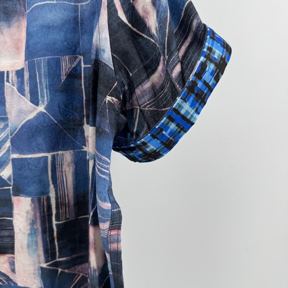 Robert Graham Men's 2XL Rocky Island Shark Print Silk Blend Shirt Rare - Picture 4 of 10